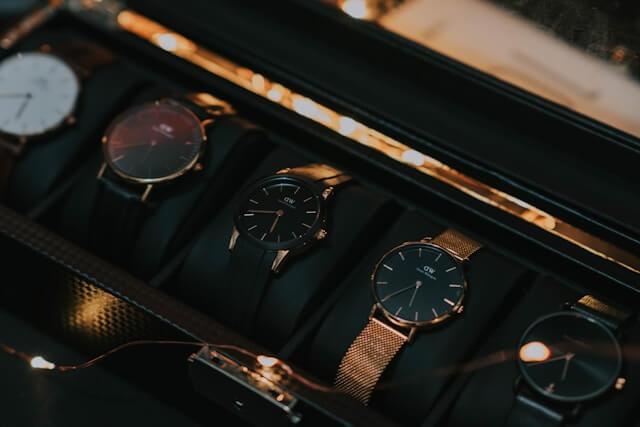 Montres dans leur coffret