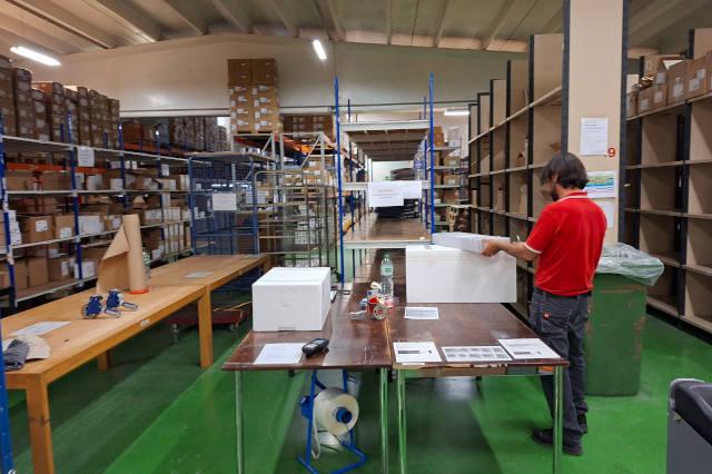 Plataforma de cross-docking refrigerada.