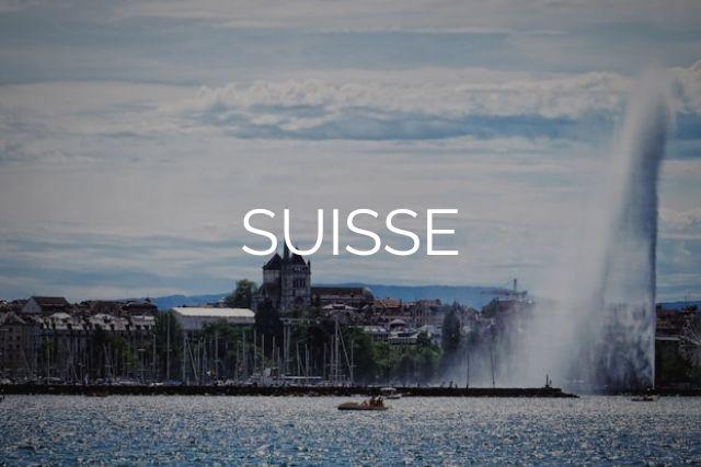 Jet d'eau de Genève en Suisse