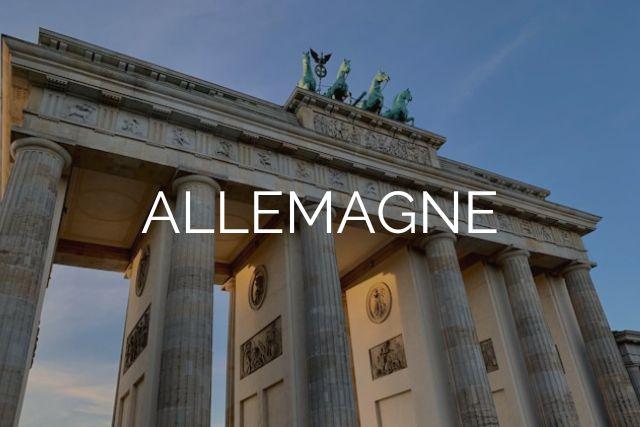 La Porte de Brandebourg situé à Berlin en Allemagne