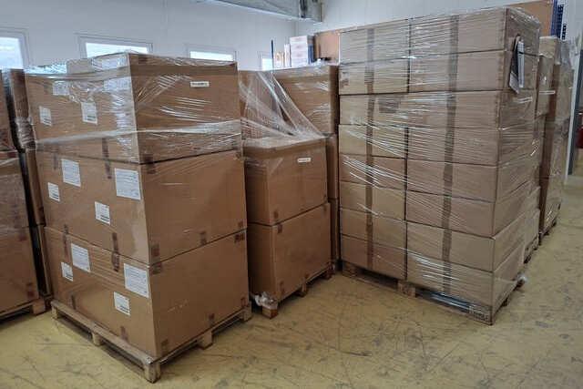 Packages located in border areas.