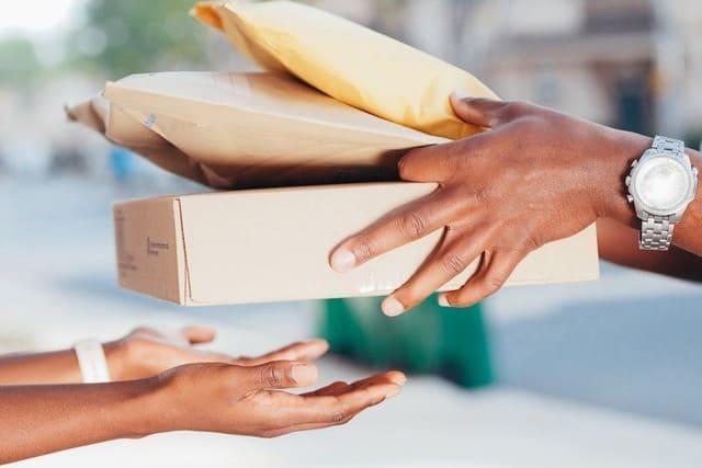 vertrauliche Paketzustellung